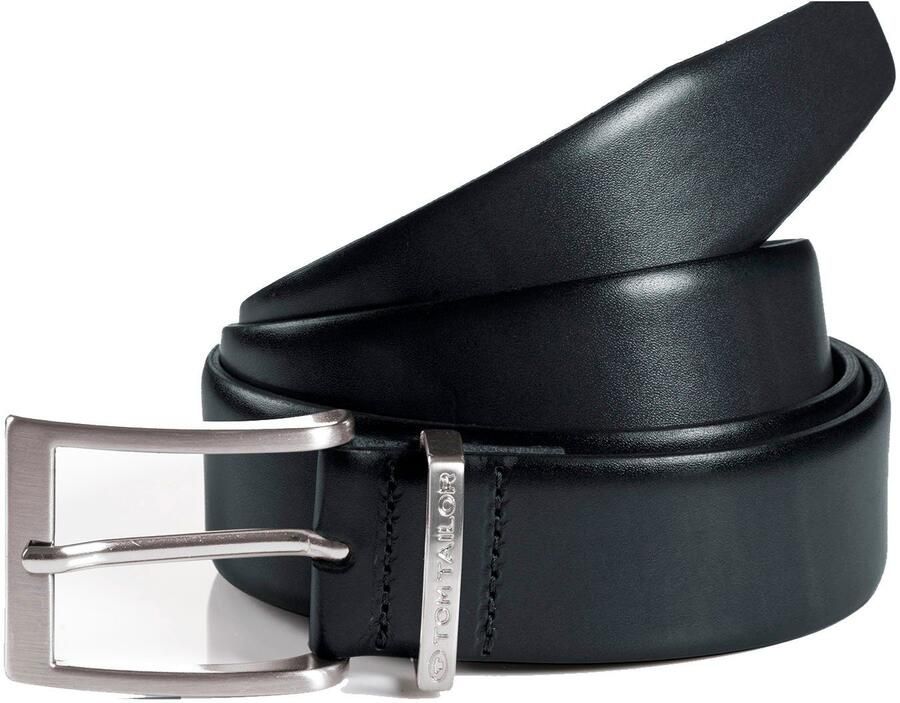 Tom Tailor Leren riem TTBILL 3.5 cm brede herenriem vrijetijd- en pakriem tot - Foto 3