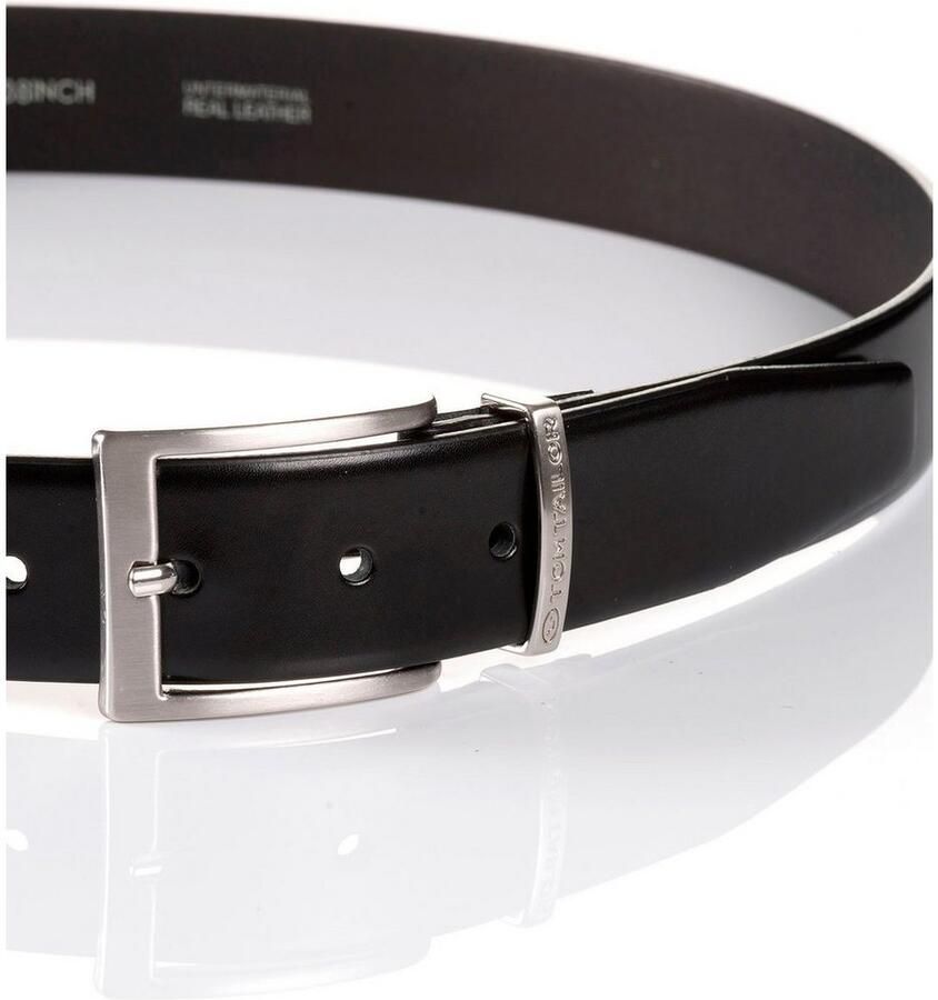 Tom Tailor Leren riem TTBILL 3.5 cm brede herenriem vrijetijd- en pakriem tot - Foto 2