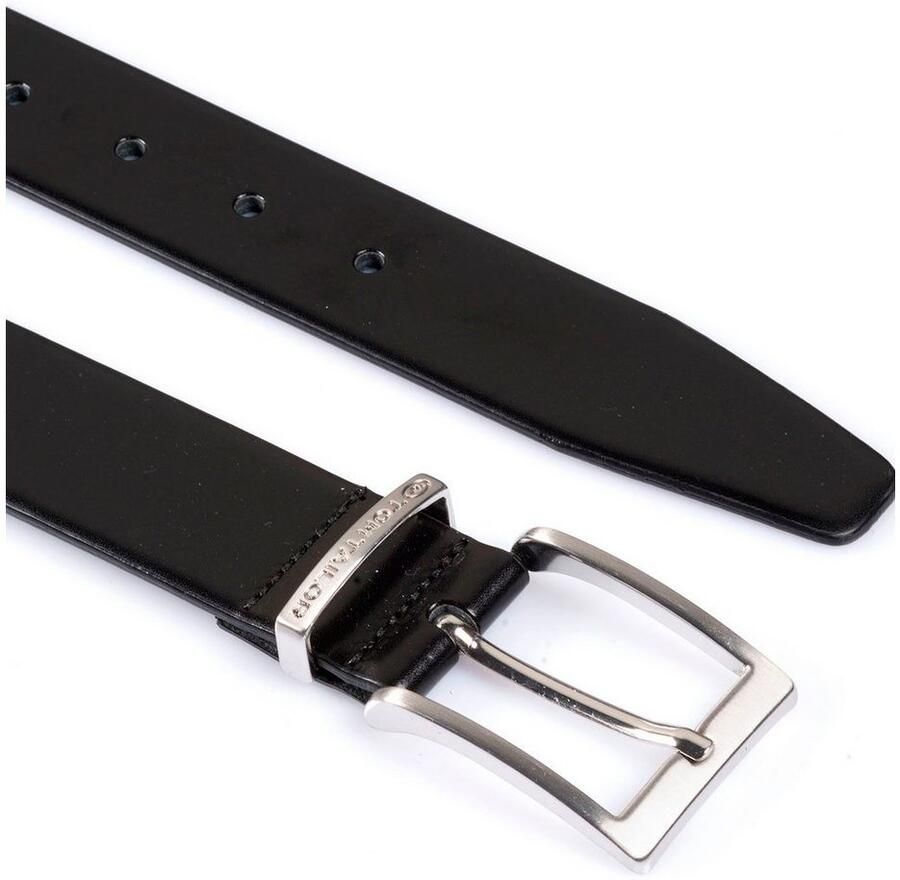 Tom Tailor Leren riem TTBILL 3.5 cm brede herenriem vrijetijd- en pakriem tot