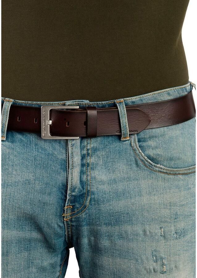 Tom Tailor Leren riem TTCALVINPLUS 4 cm brede herenriem casual en jeanslook - Foto 3