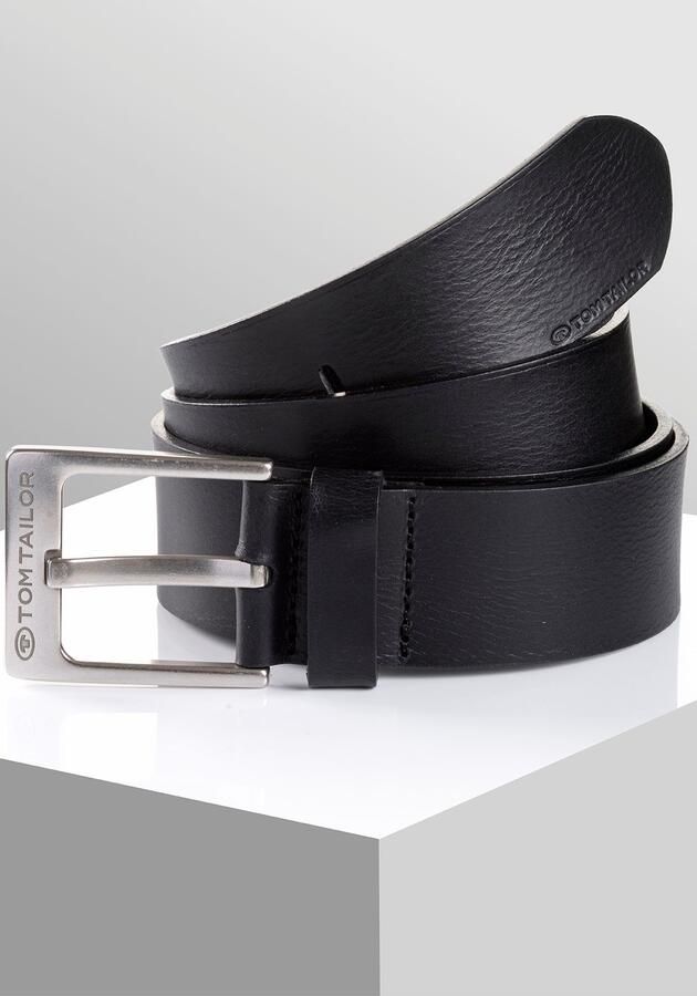 Tom Tailor Leren riem TTCALVINPLUS 4 cm brede herenriem casual en jeanslook - Foto 5
