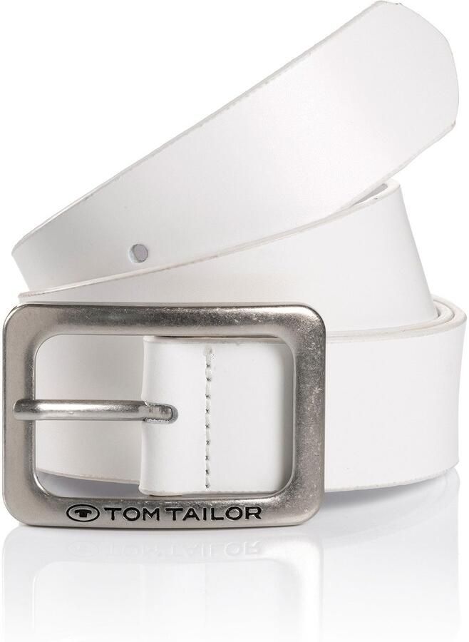 Tom Tailor Leren riem TTEVE 4 cm brede dameslerenriem klassiek must-have - Foto 5