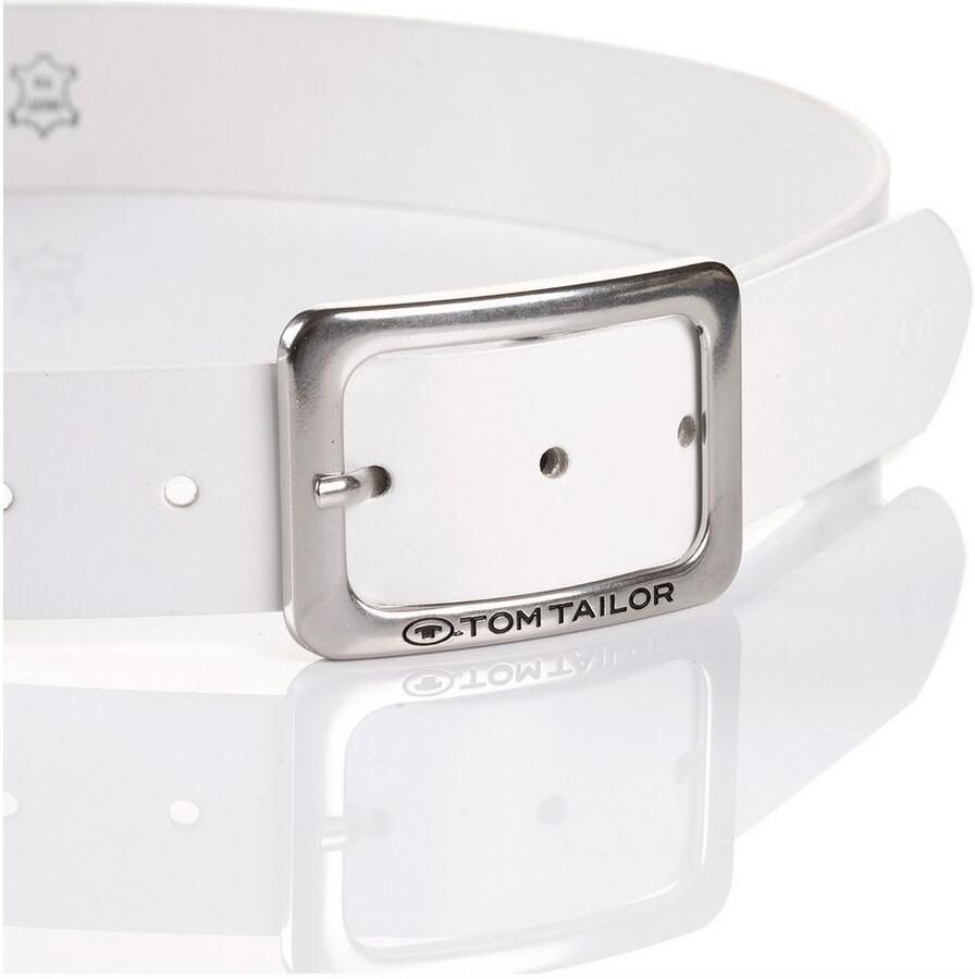 Tom Tailor Leren riem TTEVE 4 cm brede dameslerenriem klassiek must-have - Foto 2