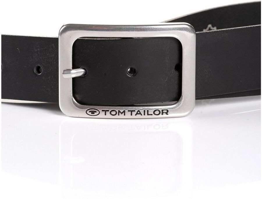 Tom Tailor Leren riem TTEVE 4 cm brede dameslerenriem klassiek must-have - Foto 4