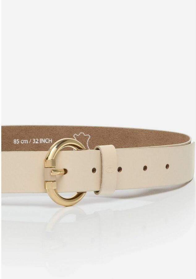 Tom Tailor Leren riem TTJADE 3 cm brede damesriem modieus veelzijdig opvallende gesp - Foto 2