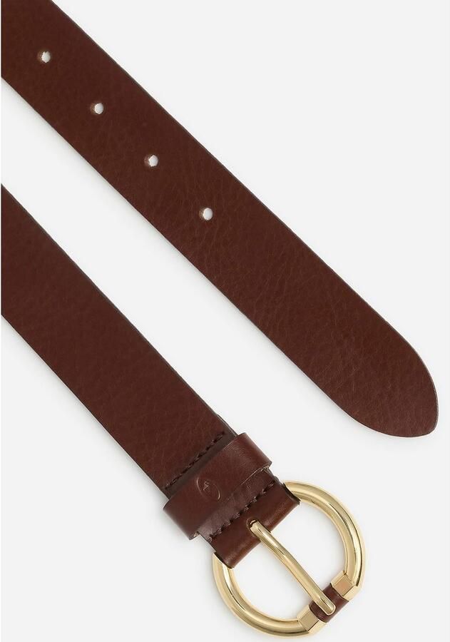 Tom Tailor Leren riem TTJADE 3 cm brede damesriem modieus veelzijdig opvallende gesp - Foto 3