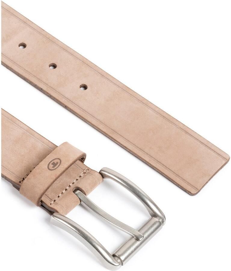 Tom Tailor Leren riem TTJAY met zilverkleurige gesp - Foto 2