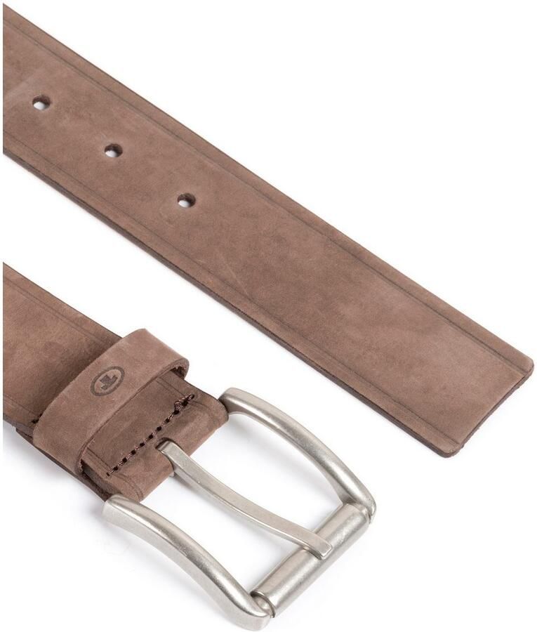 Tom Tailor Leren riem TTJAY met zilverkleurige gesp - Foto 2