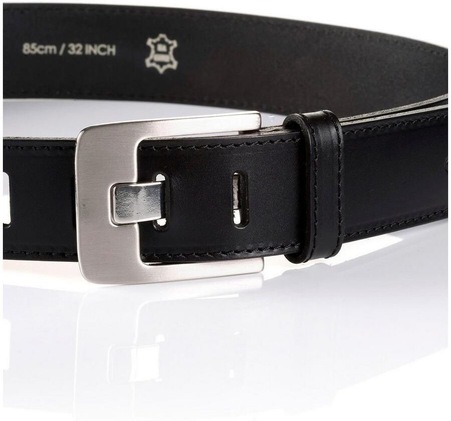 Tom Tailor Leren riem TTLAUREL 4 cm brede damesriem must-have voor denim-look