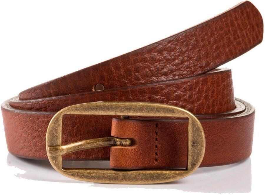 Tom Tailor Leren riem TTMARIAH 2 cm brede damesriem modieus veelzijdig rustieke vintage-look - Foto 4