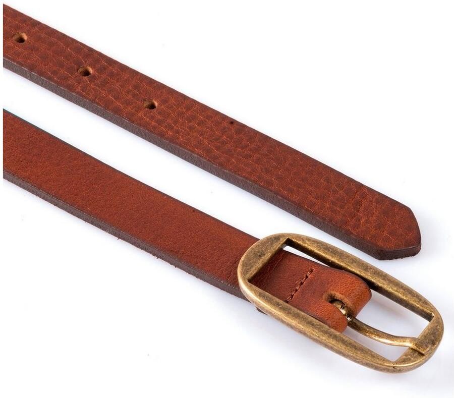 Tom Tailor Leren riem TTMARIAH 2 cm brede damesriem modieus veelzijdig rustieke vintage-look - Foto 2