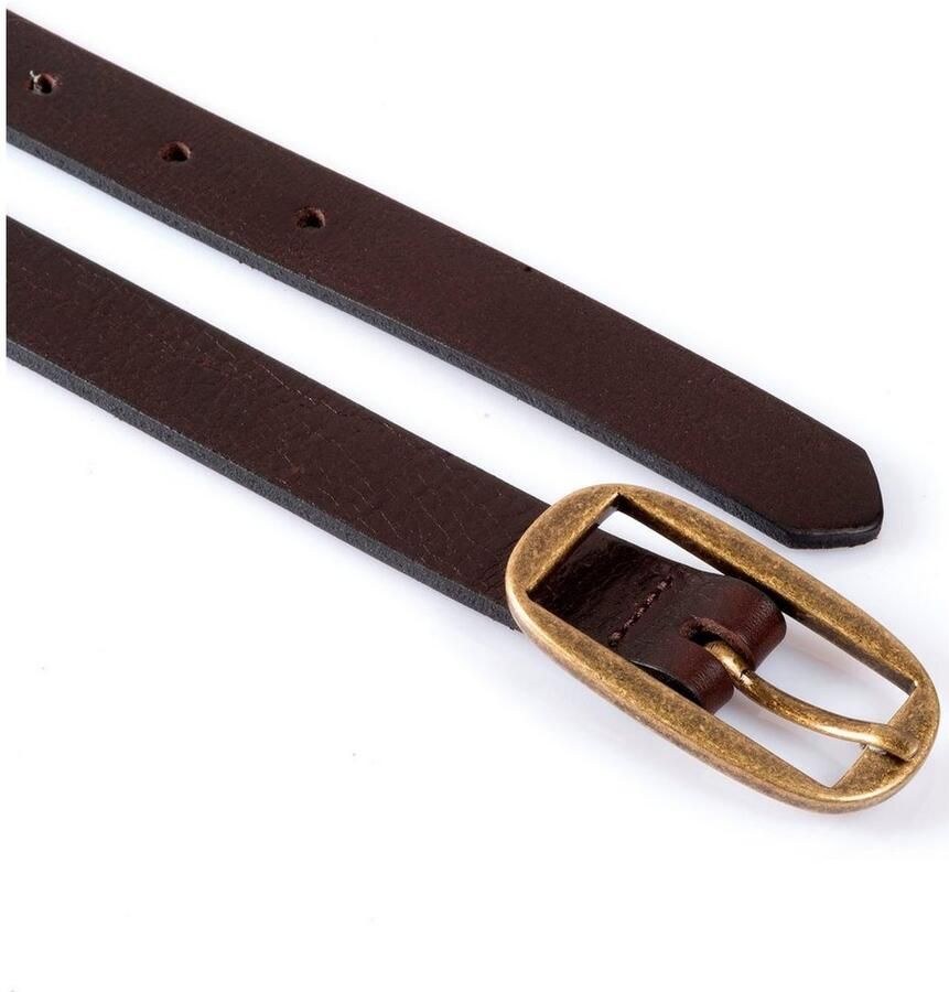 Tom Tailor Leren riem TTMARIAH 2 cm brede damesriem modieus veelzijdig rustieke vintage-look - Foto 2