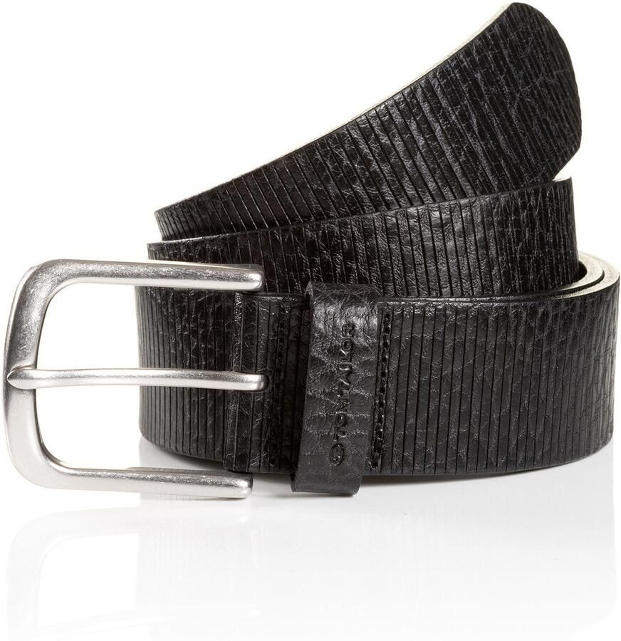 Tom Tailor Leren riem TTROY 4 cm brede herengordel ideaal voor jeans en chino tot