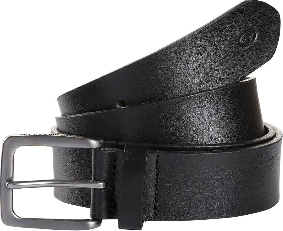 Tom Tailor Leren riem TTSCOTT 3 5 cm breed herenriem jeans en casual tot