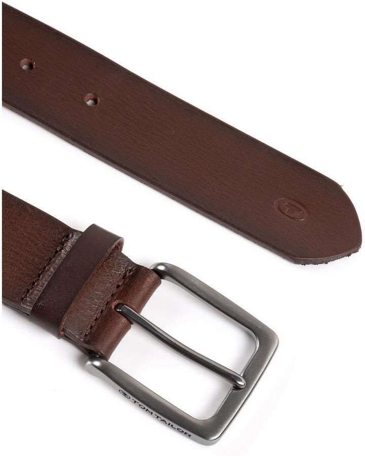 Tom Tailor Leren riem TTSCOTT 3 5 cm breed herenriem jeans en casual tot - Foto 2