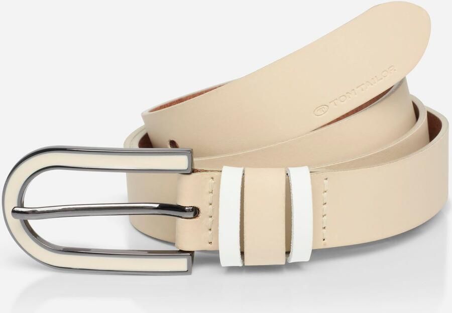 Tom Tailor Leren riem TTSHINEAD 2 5 cm brede damesriem must-have voor lente en zomer - Foto 4