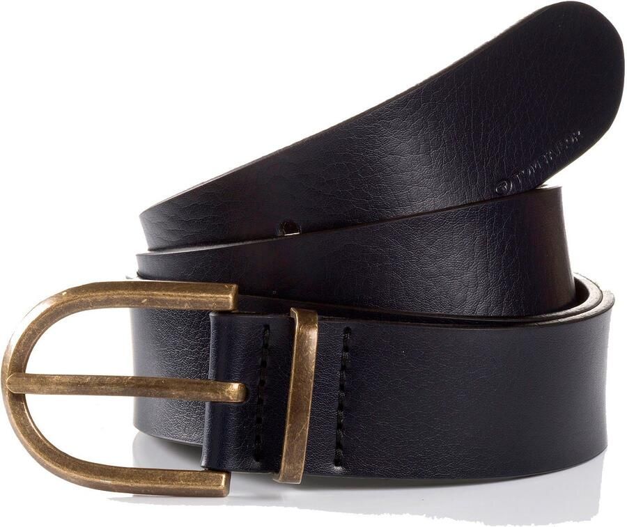 Tom Tailor Leren riem TTSYLKE 3 cm brede damesriem sluiting in vintage-look puur leer - Foto 4