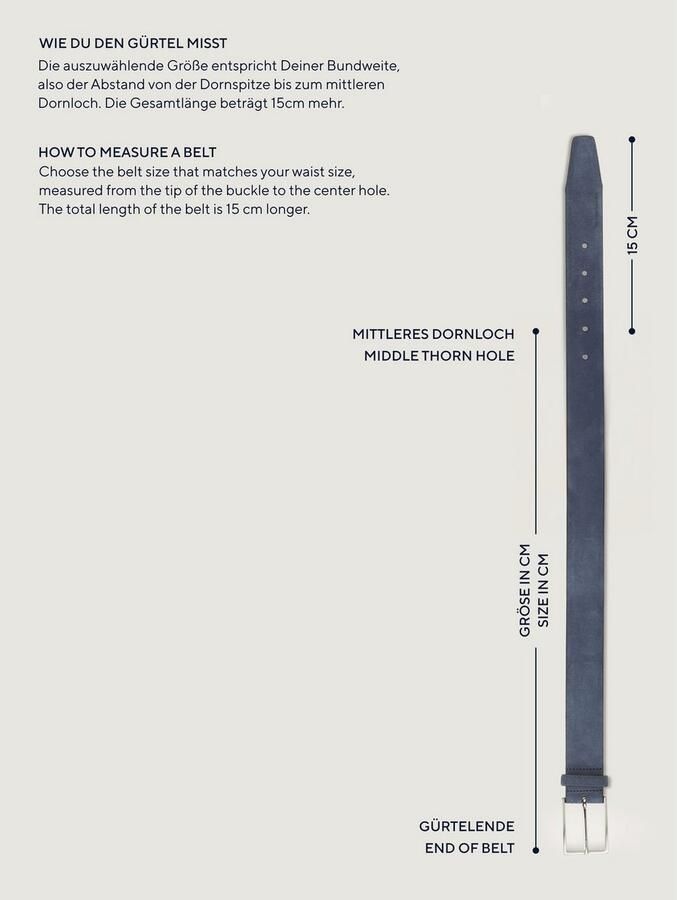 Tom Tailor Leren riem TTTHOMAS 4 cm brede herenriem must-have voor jeans en casual look