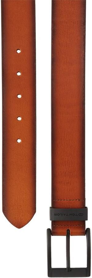 Tom Tailor Leren riem TTTHOMAS 4 cm brede herengordel casual en jeanslook tot