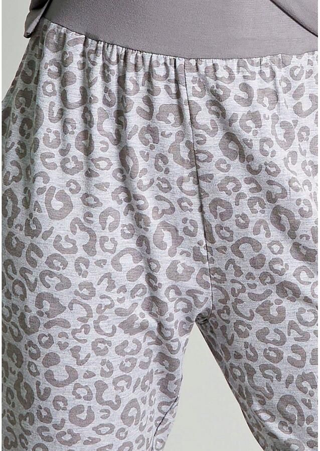 Tom Tailor Loungebroek VICTORIA met print los brede band comfortabel ade d viscosemix