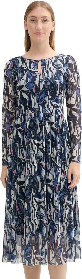 Tom Tailor Midi-jurk met ronde hals - Foto 6