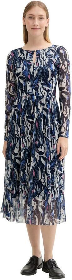 Tom Tailor Midi-jurk met ronde hals - Foto 4