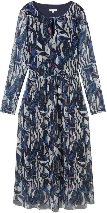 Tom Tailor Midi-jurk met ronde hals - Foto 2