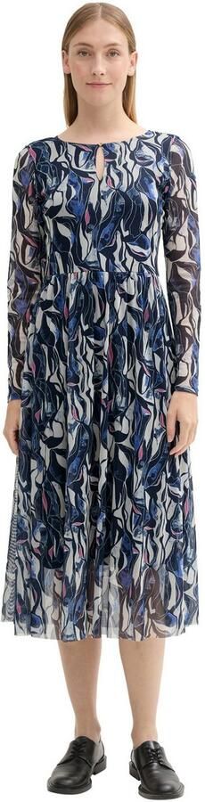 Tom Tailor Midi-jurk met ronde hals - Foto 5