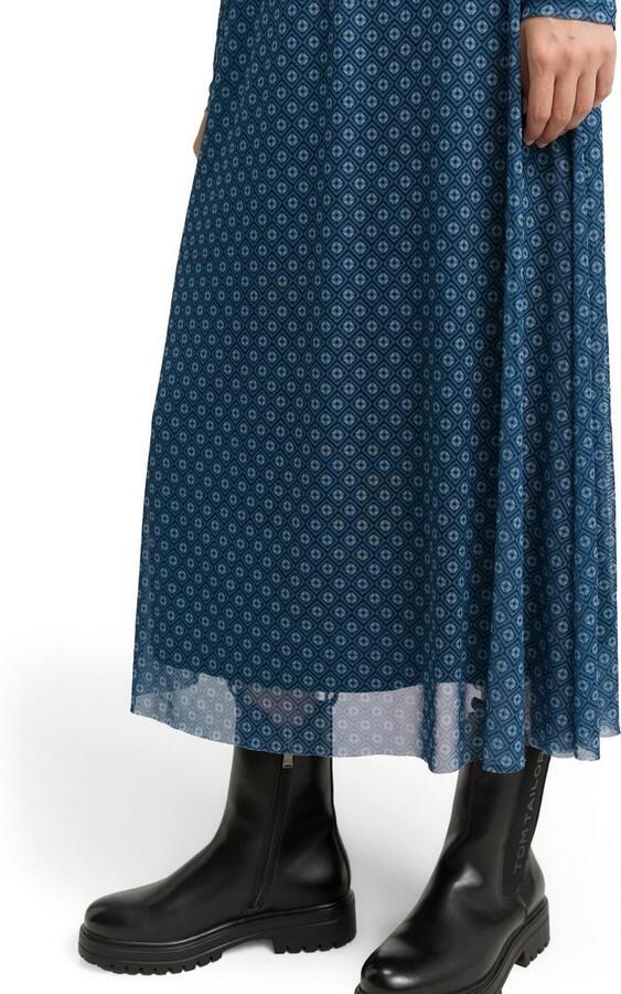 Tom Tailor Meshjurk met patroon - Foto 3