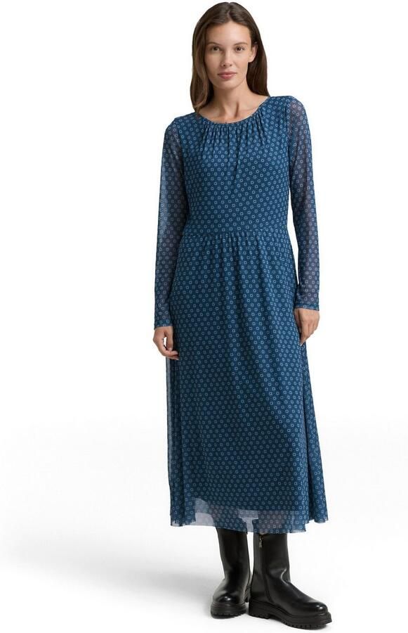 Tom Tailor Meshjurk met patroon - Foto 2