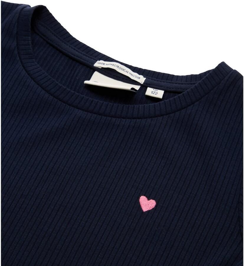 Tom Tailor Midi-jurk in rib-look met stretch