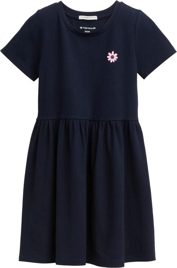 Tom Tailor Mini-jurk met ribstructuur - Foto 2