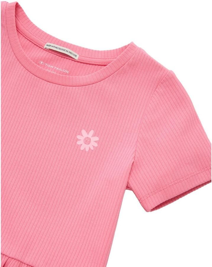 Tom Tailor Mini-jurk met ribstructuur