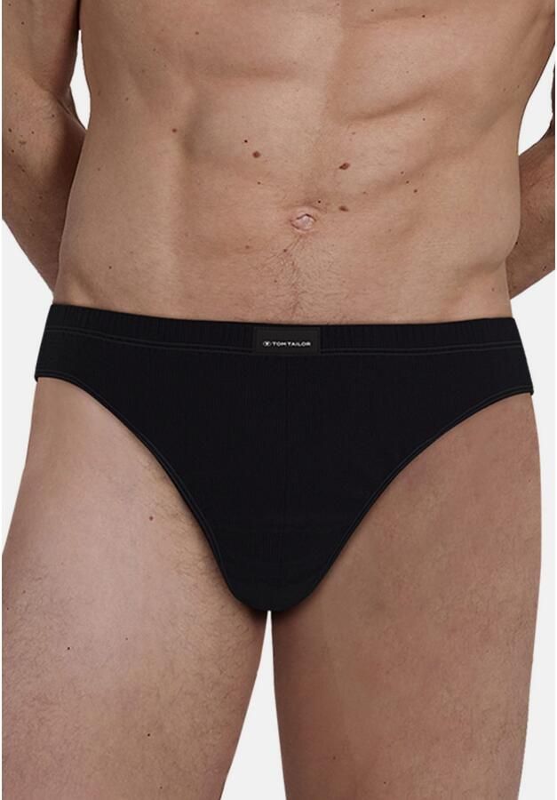 Tom Tailor Minislip Colorado zacht comfortabel smal ademend brede band met logo (Set van 5) - Foto 3