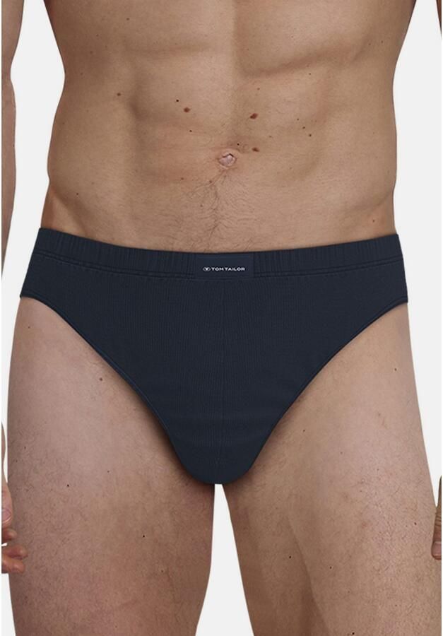 Tom Tailor Minislip Colorado zacht comfortabel smal ademend brede band met logo (Set van 5) - Foto 3