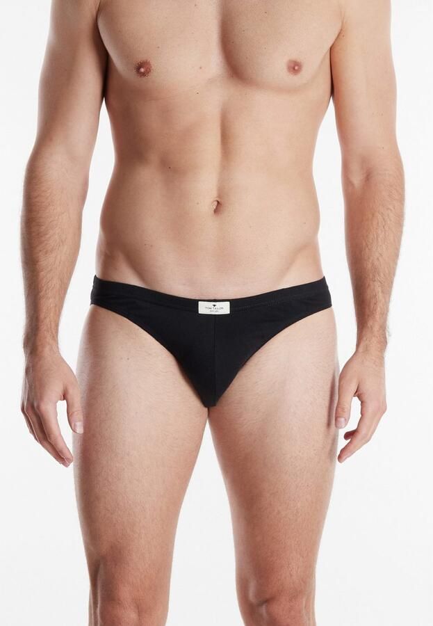 Tom Tailor Minislip Texas comfortabel basic nauw zacht ademend met logo brede band (Set van 7) - Foto 3