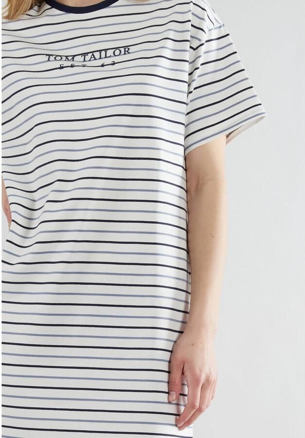 Tom Tailor Nachthemd Zaria All-over gestreept