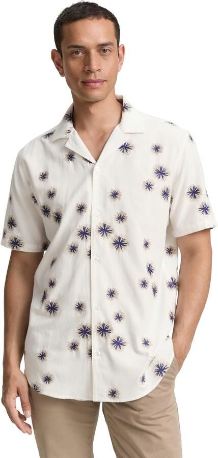 Tom Tailor Overhemd met korte mouwen met bloemachtige prints en viscose - Foto 6