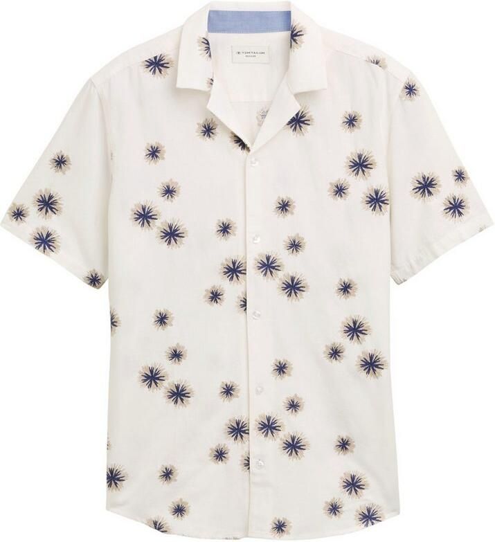 Tom Tailor Overhemd met korte mouwen met bloemachtige prints en viscose - Foto 2
