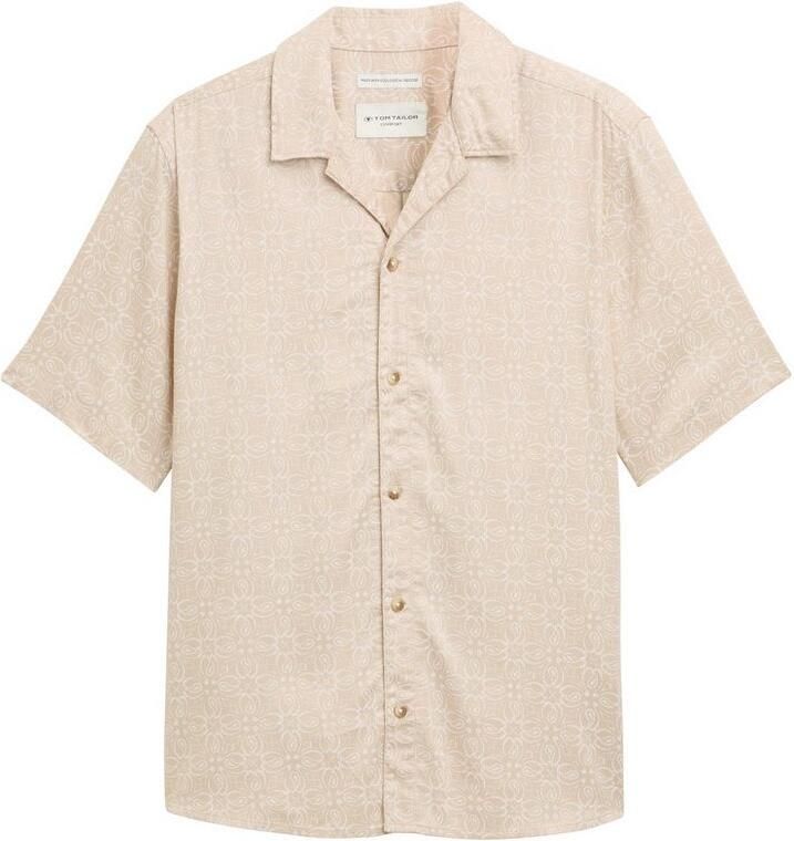 Tom Tailor Overhemd met korte mouwen met print all-over - Foto 3