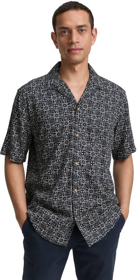 Tom Tailor Overhemd met korte mouwen met print all-over - Foto 6