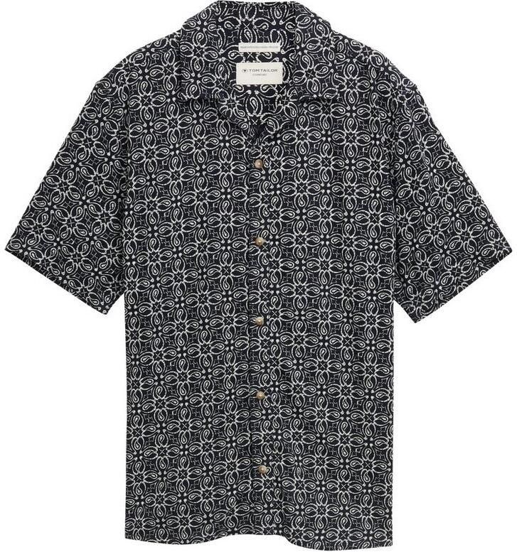 Tom Tailor Overhemd met korte mouwen met print all-over - Foto 3