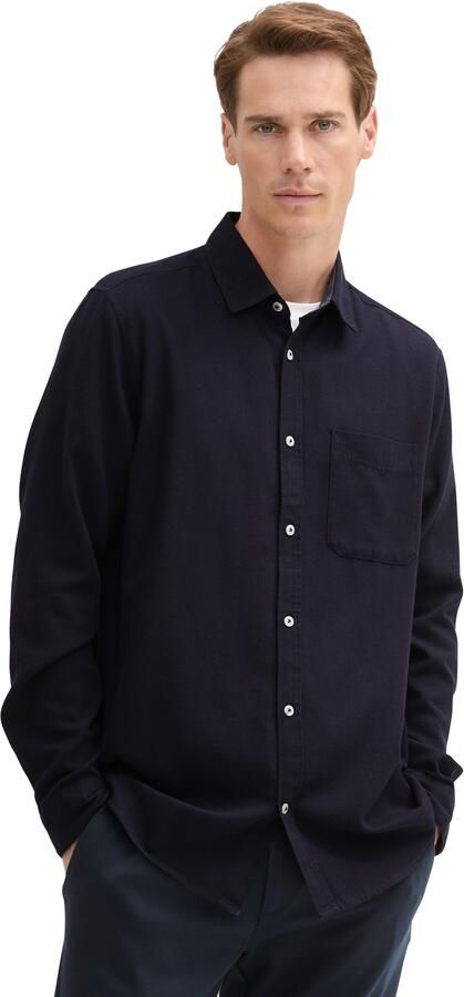 Tom Tailor Overhemd met lange mouwen in gemêleerde look - Foto 5