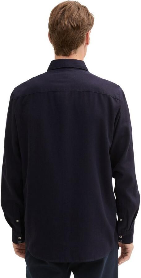 Tom Tailor Overhemd met lange mouwen in gemêleerde look - Foto 3