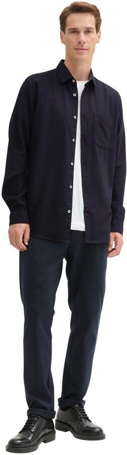 Tom Tailor Overhemd met lange mouwen in gemêleerde look - Foto 4