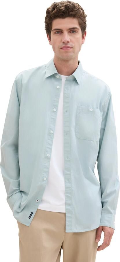 Tom Tailor Overhemd met lange mouwen met borstzak - Foto 6