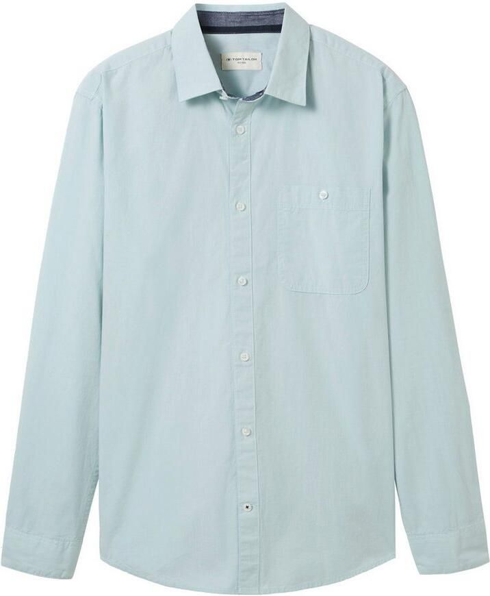 Tom Tailor Overhemd met lange mouwen met borstzak
