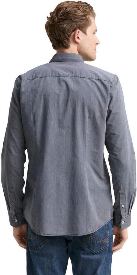 Tom Tailor Overhemd met lange mouwen met borstzak - Foto 5