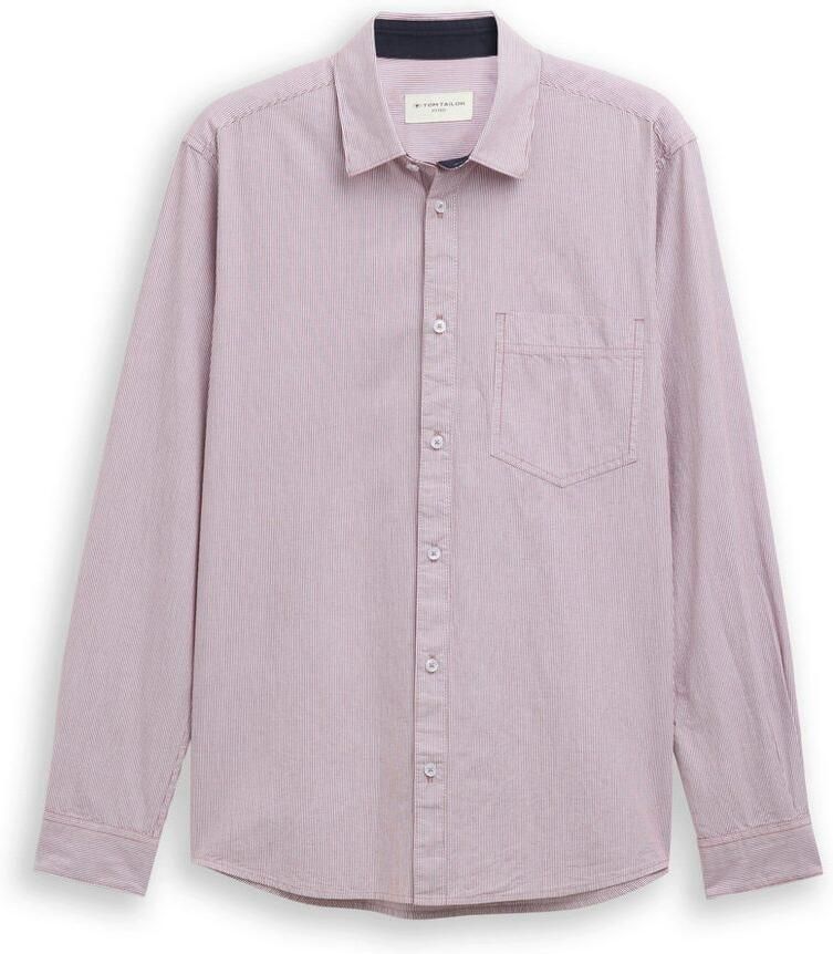Tom Tailor Overhemd met lange mouwen met borstzak