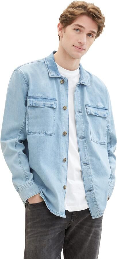 Tom Tailor Overhemd met lange mouwen met borstzakken - Foto 6